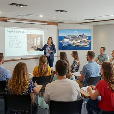 INGLÉS PARA ATENCIÓN A PASAJEROS DE CRUCEROS - L019